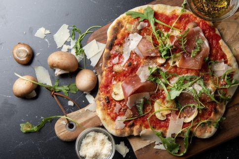 Pizza pec Genius - nerezová, pečící kamen - DOMO DO9289PZ, 1 700 W, až 450°C, časovač