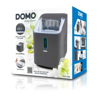 Výrobník ledu - šedý, kompresorový - DOMO DO1132IB, 1 litr, 12kg/24 hod