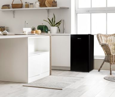 Lednice bez mrazáku - černá - PRIMO PR181FR, Objem: 94 l *, Třída: D, (š x h x v): 47 x 44,5 x 87 cm