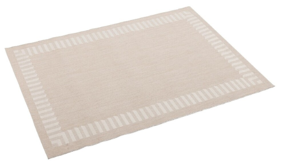 KETTLER FRAME venkovní koberec 160x230 cm - béžová / šedá