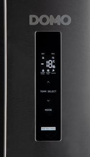 Lednička s mrazákem - D - 555 L - nerezová ocel - DO99506M, Objem chladničky: 349 l, Objem mrazáku: 206 l, Třída: D