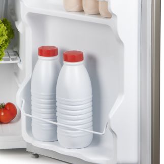 Lednice s mrazící přihrádkou - stříbrná - PRIMO PR154FR, Objem: 66 l *, Třída: E, (š x h x v): 44,5 x 51 x 63 cm