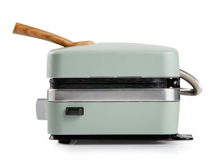 Sendvičovač - Gril - Vaflovač - 3v1 - zelený - DOMO DO9276C, příkon 1 100 W, termostat, zelená barva