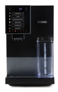 Automatický Espresso kávovar - černo šedý - DOMO DO744K, 1 350 W, 19 barů, LCD displej