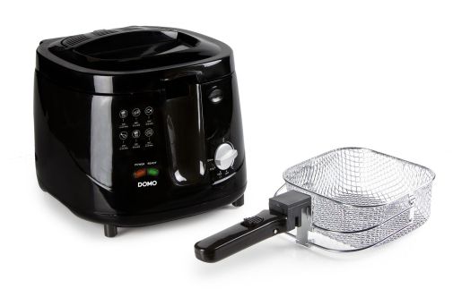 Fritéza B-smart - DOMO DO461FR, Objem: 2,5 l, Příkon: 1800 W, Nádoba s nepřilnavou povrchovou úpravou