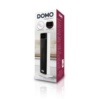 Sloupové keramické topení - DOMO DO7358H, Příkon: 2 000 W, dálkový ovladač, ECO funkce