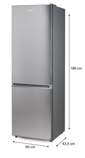 Lednice kombinovaná s mrazákem dole -  DOMO DO91336C , Objem chladničky: 310 l *,  Třída: C