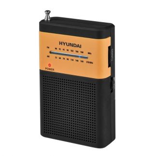 Radiopřijímač Hyundai PPR 310 BO, černý/oranžový