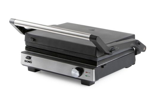 Kontaktní gril a vaflovač 2v1 - DOMO DO9287G, Keramický povrch PFAS free, Příkon: 1 800 W, Možnost otevření o 180°