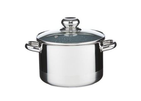 Hrnec CERAMMAX PRO STANDARD s poklicí, průměr 18 cm, objem 3.0 l, keramický povrch šedý granit