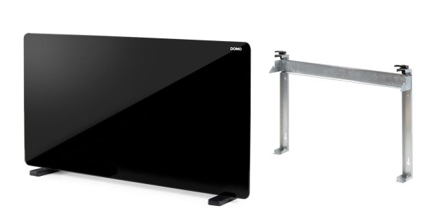 Skleněný teplovzdušný konvektor s WIFI - DOMO DO7356CH, Příkon: 2 000 W, WIFI, dálkový ovladač, IP24, ECO funkce