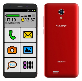 Aligator S5520 Duo 16GB SENIOR Red