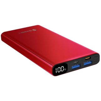 Powerbank GoGEN PB100008 10000 mAh, USB-C PD 20W - červená