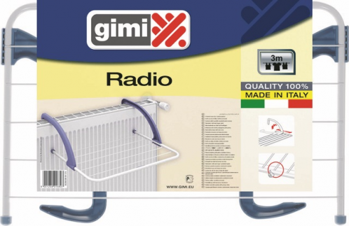 Gimi Radio sušák na prádlo 3m