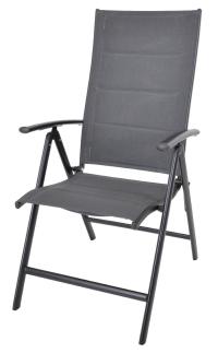  ZWC-235 zahradní polohovací křeslo hliníkové - šedá