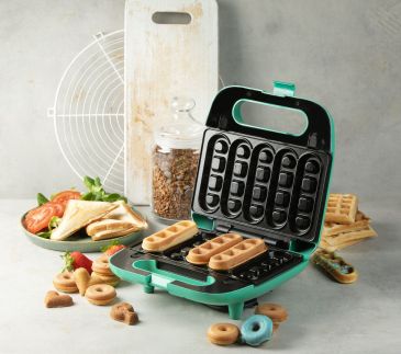 Sendvičovač a vaflovač 5v1 - DOMO DO1109C, Příkon: 750 W