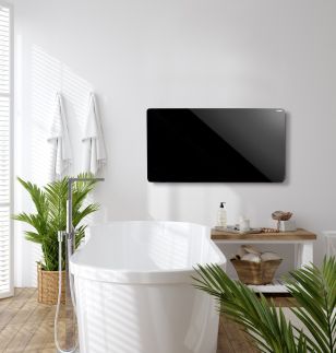 Skleněný teplovzdušný konvektor s WIFI - DOMO DO7356CH, Příkon: 2 000 W, WIFI, dálkový ovladač, IP24, ECO funkce