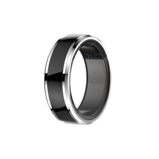 CUBE1 Smart Ring Black velikost 10