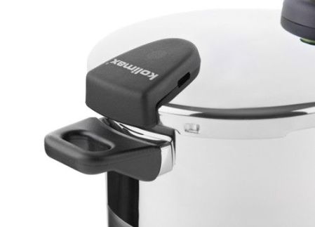 Tlakový hrnec BIOMAX s BIO ventilem, průměr 22 cm, objem 6.0 l, keramický povrch černý granit