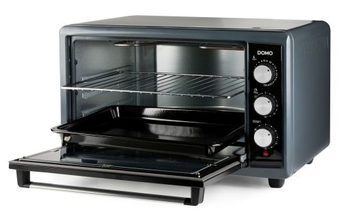 Elektrická trouba - 50 litrů - DOMO DO808GO, Příkon: 2 000 W, Objem: 50 litrů, Zaoblená zadní stěna
