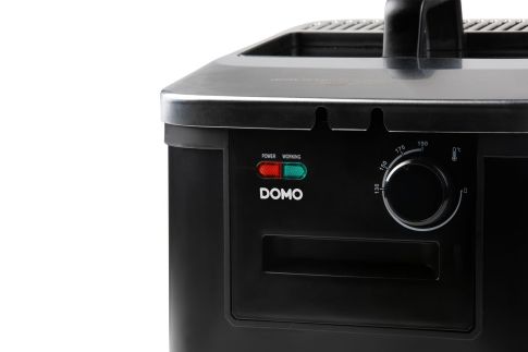 Fritéza s vyjímatelnou nádobou - 4 litry - DOMO DO545FR, Objem: 4 l, Příkon: 2000 W, Vyjímatelná nádoba