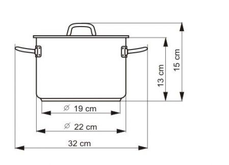 Hrnec PRECISE s poklicí, průměr 22cm, objem 4.5l