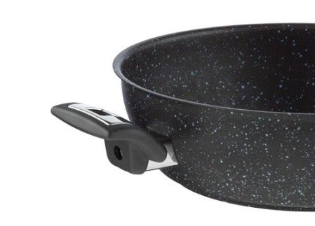 Pánev BLACK GRANITEC, s poklicí, průměr 26 cm, objem 3.4 l