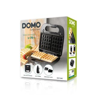Sendvičovač 2v1 - DOMO DO1124C, Příkon: 750 W