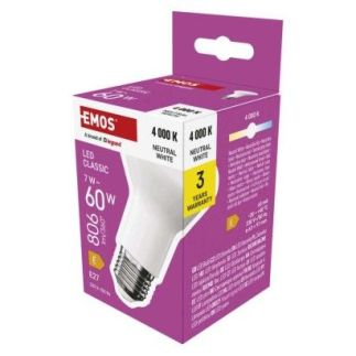 Emos ZQ7E43 LED žárovka Classic R63/E27