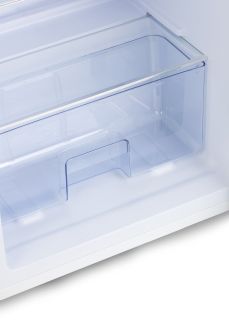 Retro lednice s mrazákem uvnitř - černá - PRIMO PR164RKZ, Objem chladničky: 194 l *, Objem mrazáku: 24 l *, Třída: D