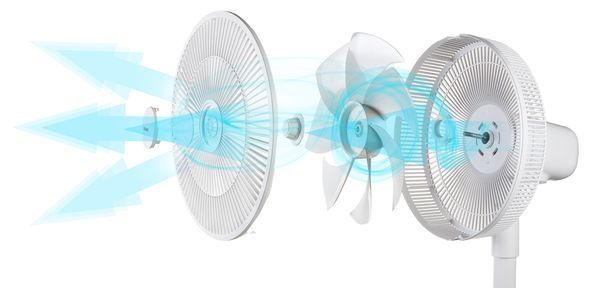 Stojanový ventilátor s dálkovým ovládáním - DOMO DO8149, 30 cm 