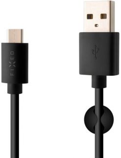 FIXED 1m USB-C kabel, černý FIXD-UC-BK