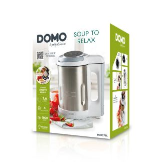 Automatický polévkovar - DOMO DO737BL, Objem: 1,6 l, 4 programy, Příkon: 1 000 W