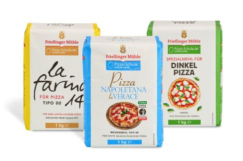 Speciální mouky na PIZZU - Startovací sada - Typ 00 - 3 x 1 kg, 3 x 1 kg