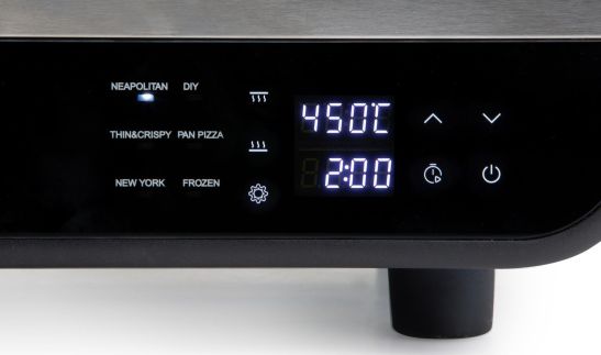 Pizza pec Genius - nerezová, pečící kamen - DOMO DO9289PZ, 1 700 W, až 450°C, časovač