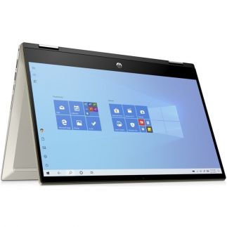 Ntb HP Pavilion x360 14-dw0601nc i3-1005G1, 8GB, 512GB, 14", Full HD, bez mechaniky, Intel UHD Graphics, BT, FPR, CAM, W10 Home  - zlatý