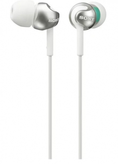 SONY sluchátka MDR-EX110LP, bílá 