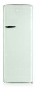 Retro lednice s mrazákem uvnitř - zelená - PRIMO PR165RKMG, Objem chladničky: 194 l *, Objem mrazáku: 24 l *, Třída: D