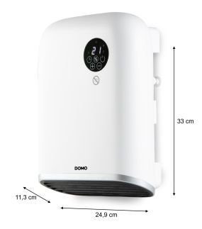 Elektrické topení do koupelny s WIFI - DOMO DO7357F, Příkon: 2 100 W, Krytí: IP24, Wi-Fi, dálkový ovladač, ECO funkce