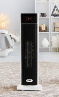 Sloupové keramické topení - DOMO DO7358H, Příkon: 2 000 W, dálkový ovladač, ECO funkce