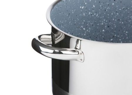 Hrnec CERAMMAX PRO STANDARD s poklicí, průměr 18 cm, objem 3.0 l, keramický povrch šedý granit