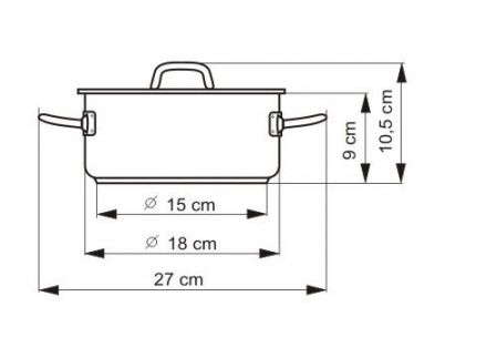 Rendlík PRECISE s poklicí, průměr 18cm, objem 2.0l