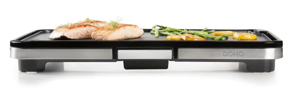 Stolní elektrický gril Plancha XXL - DOMO DO9263G, 55 x 30,5 cm, 2 200 W, termostat