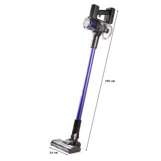 Tyčový aku vysavač 2v1 s BLDC motorem 22.2 V - PRIMO PR511SV, Li-on 22,2 V; 0,45l 