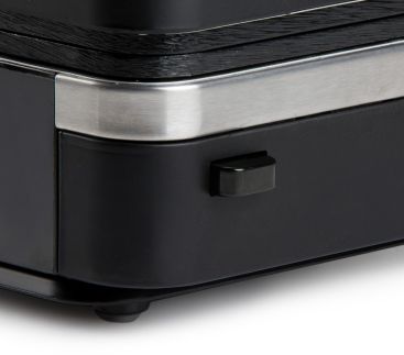 Sendvičovač - Gril - Vaflovač - 3v1 - černý - DOMO DO9278C, příkon 1 100 W, termostat, černá barva