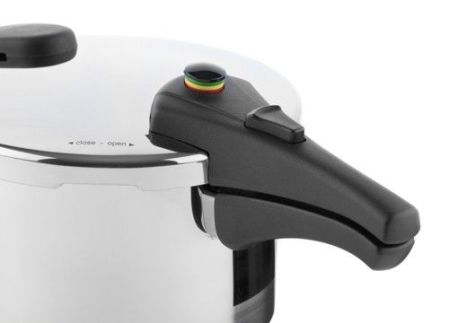 Tlakový hrnec BIOMAX s BIO ventilem, průměr 22 cm, objem 6.0 l, keramický povrch černý granit