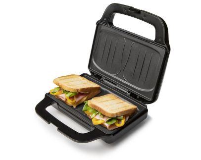 Sendvičovač na 2 XL sendviče - nerez - DOMO DO9195C, Příkon: 900W, nerez