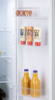 Lednička s mrazákem - D - 555 L - nerezová ocel - DO99506M, Objem chladničky: 349 l, Objem mrazáku: 206 l, Třída: D