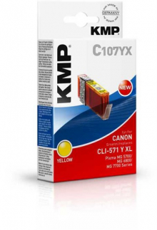 KMP C107YX (CLI-571Y XL)