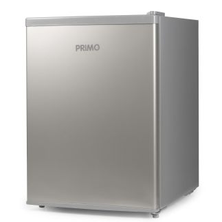 Lednice s mrazící přihrádkou - stříbrná - PRIMO PR154FR, Objem: 66 l *, Třída: E, (š x h x v): 44,5 x 51 x 63 cm